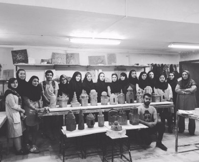 دانشجویان رشته هنر های تجسمی اقدام به ساخت ماکت اماکن باستانی ایران را نمودند