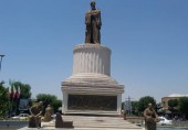 مجسمه‌های میدان رازی قبل از شیرهای میدان حر مرمت شده‌اند!