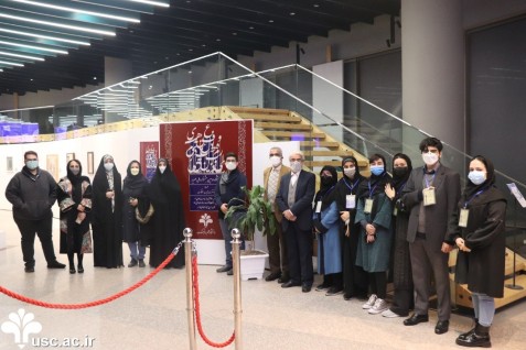 آثار هنری دومین جشنواره ملی صریر در گالری برج میلاد به نمایش درآمد