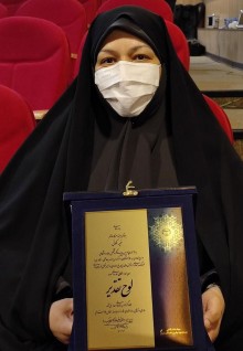 انتخاب سرکار خانم دکتر فهیمه ملکوتی به عنوان جهادگر نمونه کشوری