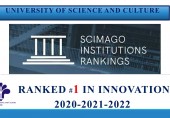 University of Science and Culture, the most innovative Iranian University in 2022 based on SCIMAGO ranking