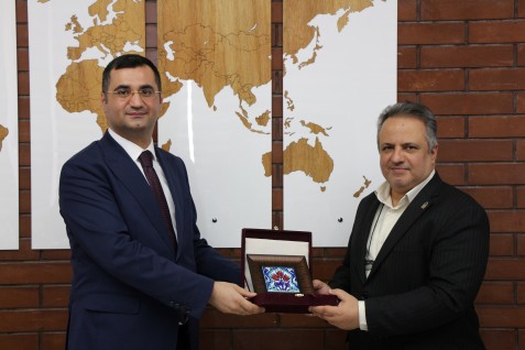 A meeting to examine the fields of joint cooperation between the University of Science and Culture and the scientific advisor of Turkey in Iran