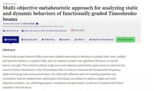 The international publication of a faculty member from the University of Science and Culture in a Web of Science journal